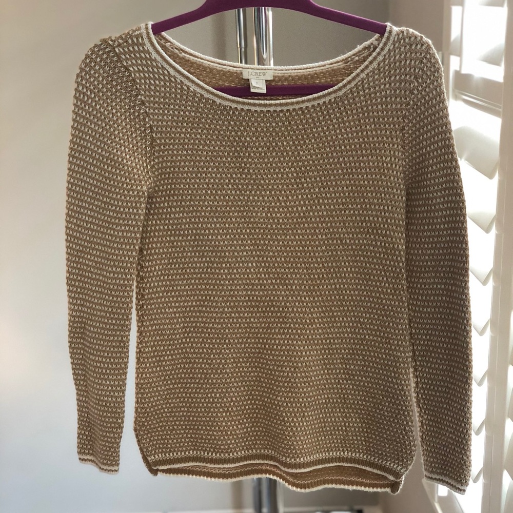 Gold/White Chic Sweater